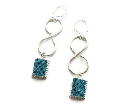 Forever Blue Eternity Earrings 2