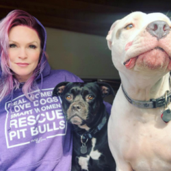 As seen on The Ellen Show, A Tale of 2 Pitties wearing our Smart Women Hoodie