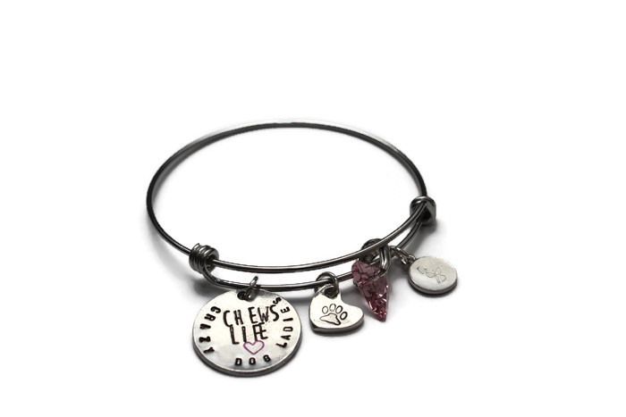 Chew Life Rescue Crazy Dog Ladies Bracelet