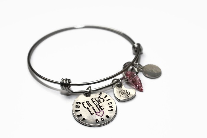 Chew Life Rescue Crazy Dog Ladies Bracelet